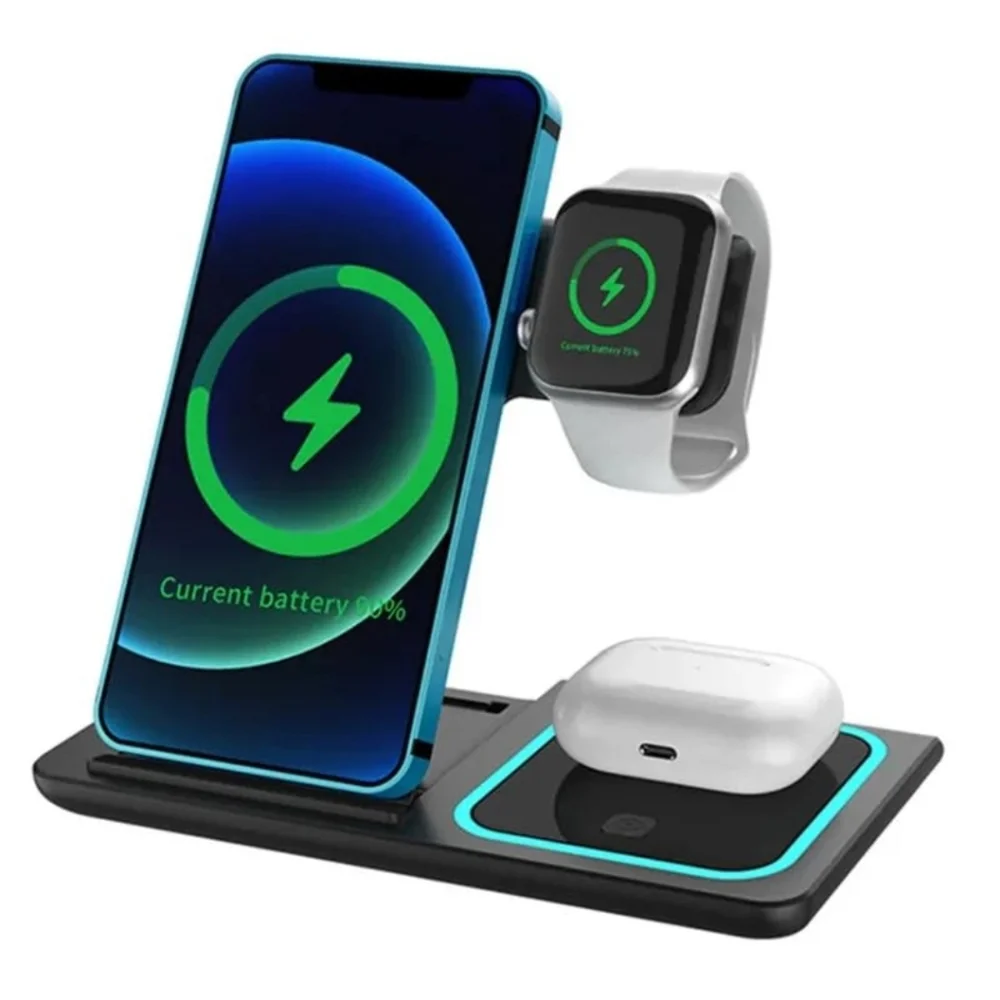 Magnetic Wireless Fast Charging Power Bank & 3 In 1 Wireless Foldable Charger